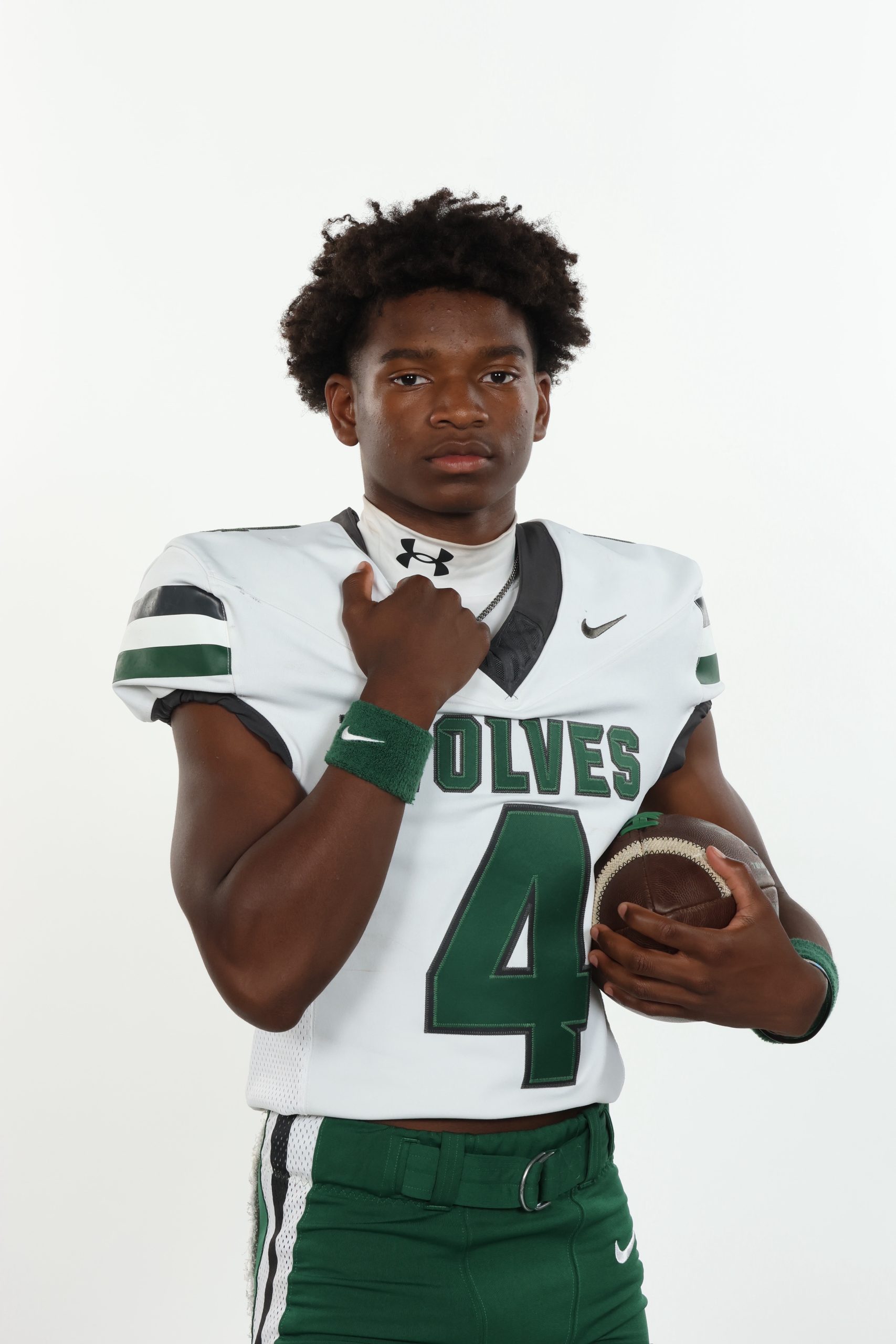 Sean-Cole Keyes, number 4, Santa Fe Wolves football