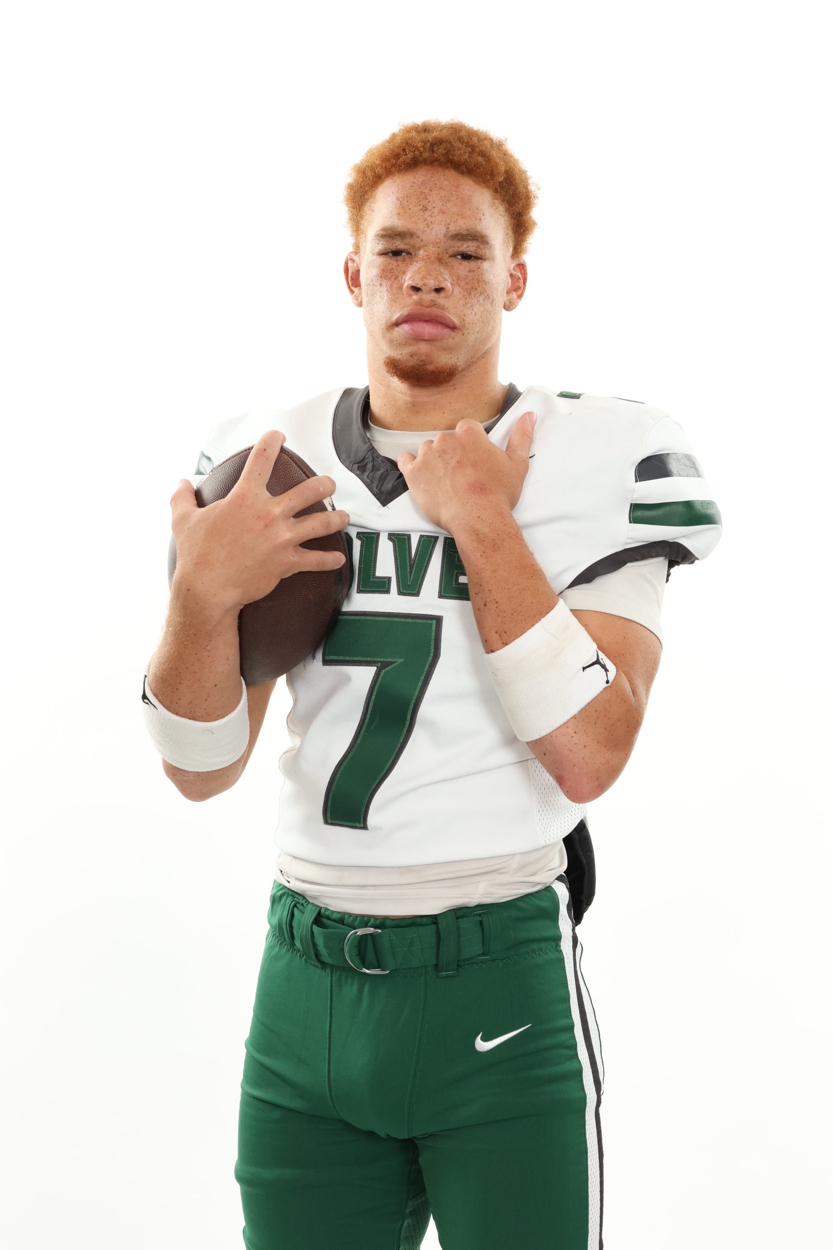 Trey Robinson, number 7, Santa Fe Wolves football