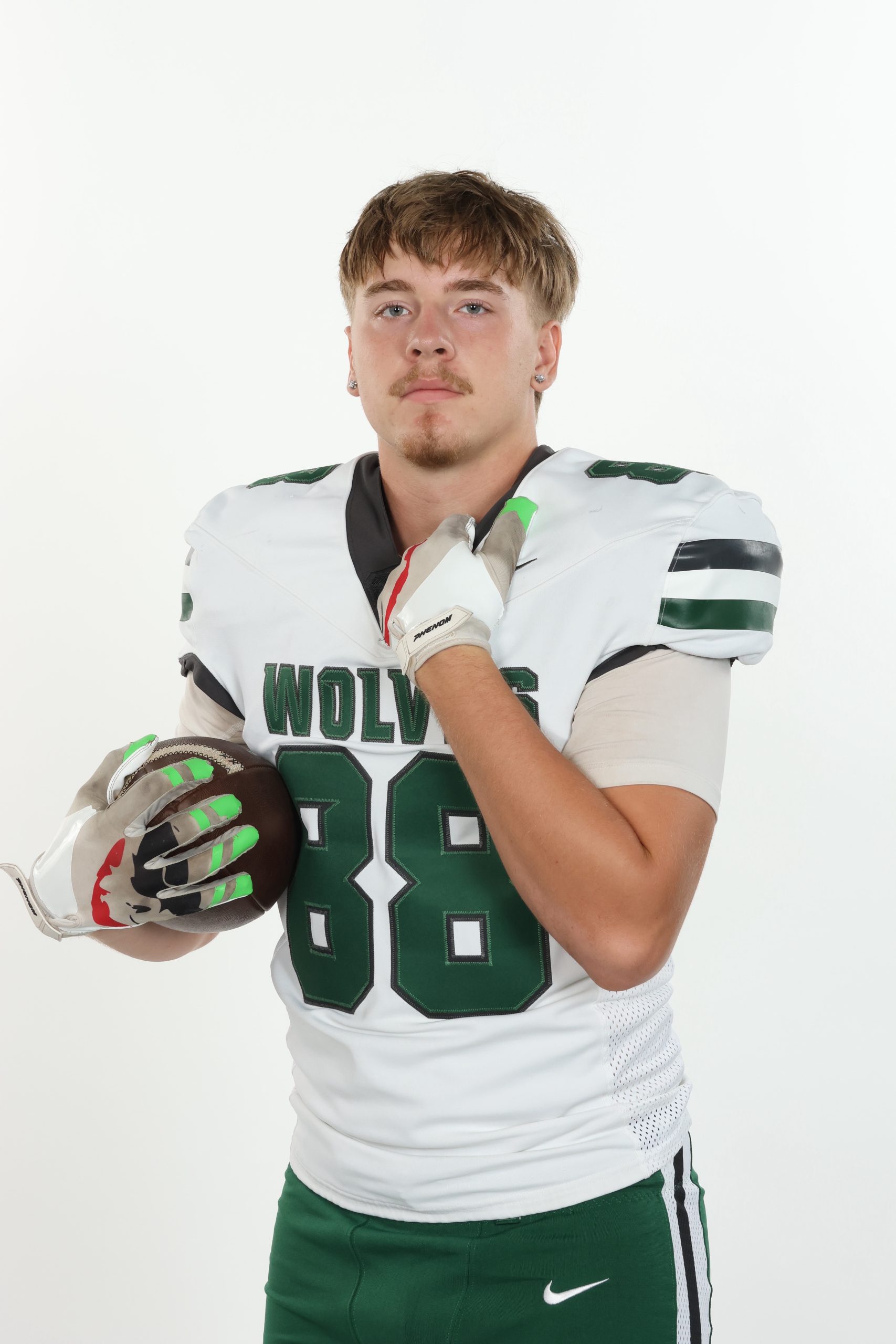 Stiles Pincock, number 88, Santa Fe Wolves football